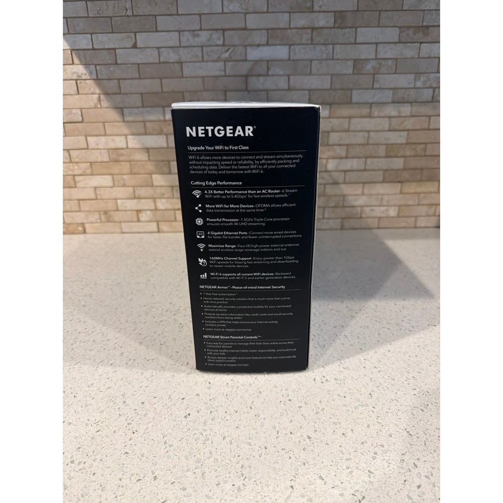 Netgear AX5400 WiFi 6 Router Open Box - Picture 2 of 3
